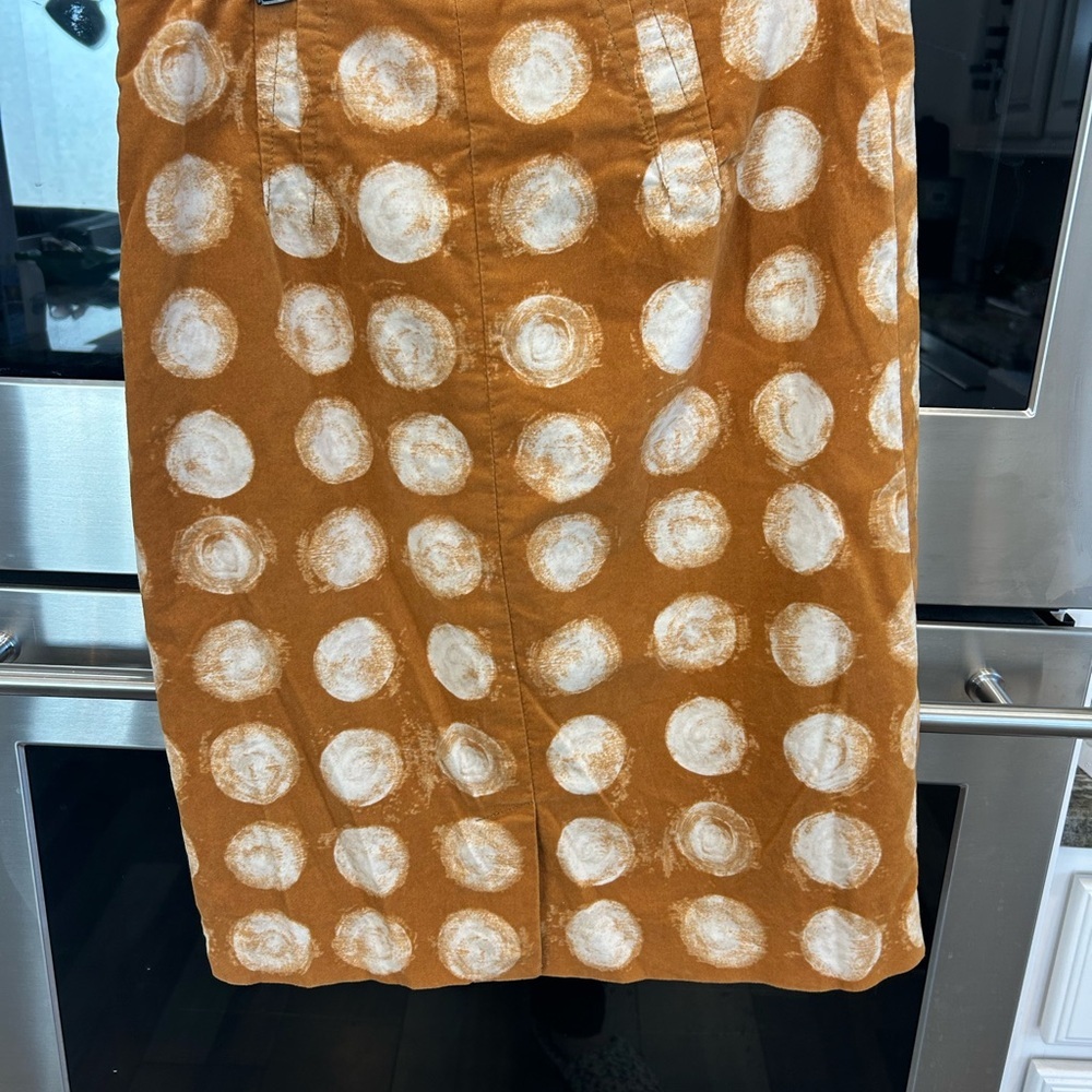 Maeve corded dots Pencil Skirt preppy modern corporate core size 4 GUC - Picture 3 of 3